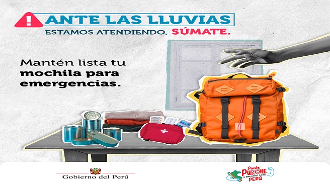 Campaña "Ante la lluvia estamos atendiendo, súmate"