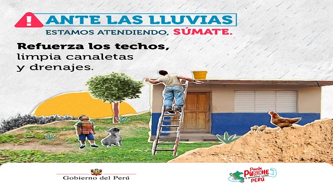 Campaña "Ante la lluvia estamos atendiendo, súmate"