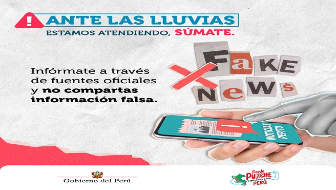 Campaña "Ante la lluvia estamos atendiendo, súmate"