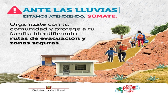 Campaña "Ante la lluvia estamos atendiendo, súmate"