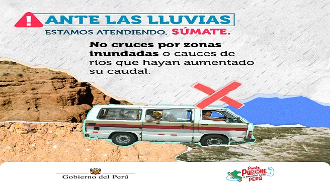 Campaña "Ante la lluvia estamos atendiendo, súmate"