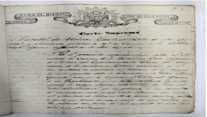 Mincul declara Patrimonio Cultural al “Expediente sobre la demanda de nulidad del testamento y últimas disposiciones de Juana de Oquendo"