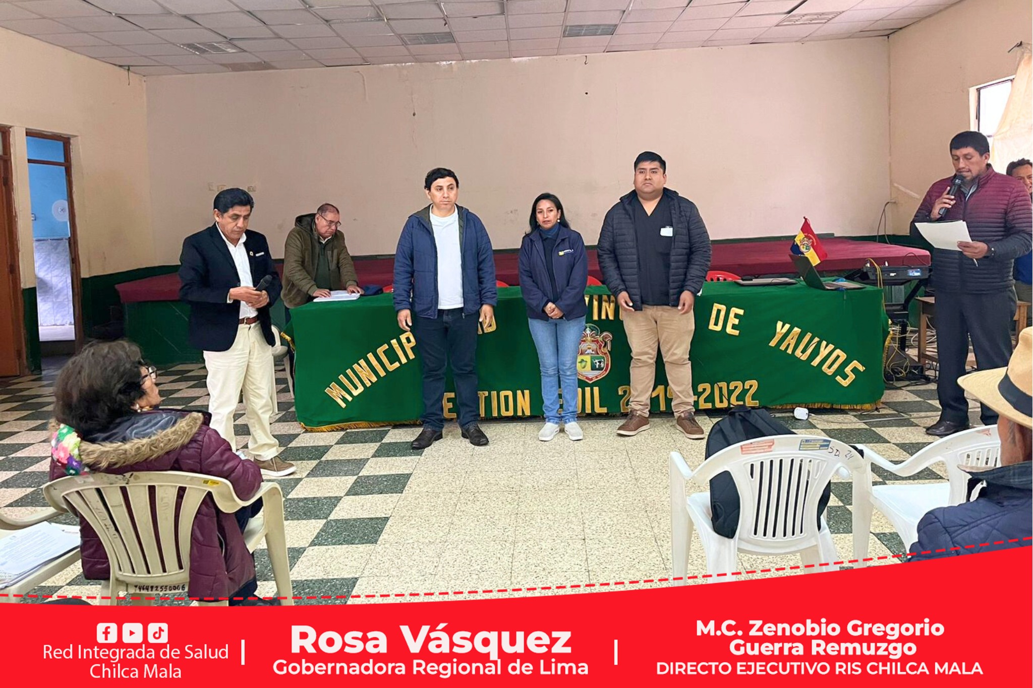 RIS Chilca Mala participa en reunión del Comité Provincial de Salud, en la Provincia de Yauyos