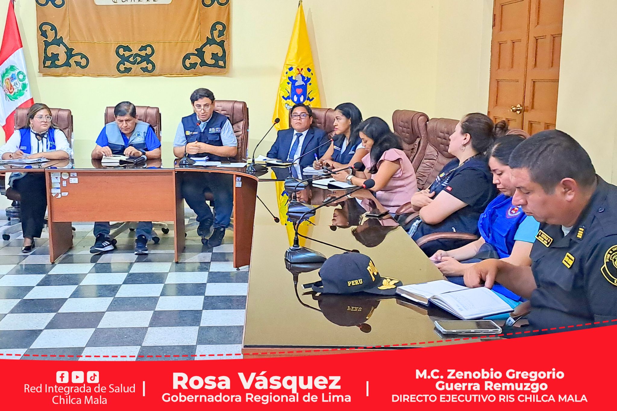 Director Ejecutivo de la RIS Chilca Mala juramenta como integrante del Consejo Provincial de Salud y Gestión Territorial