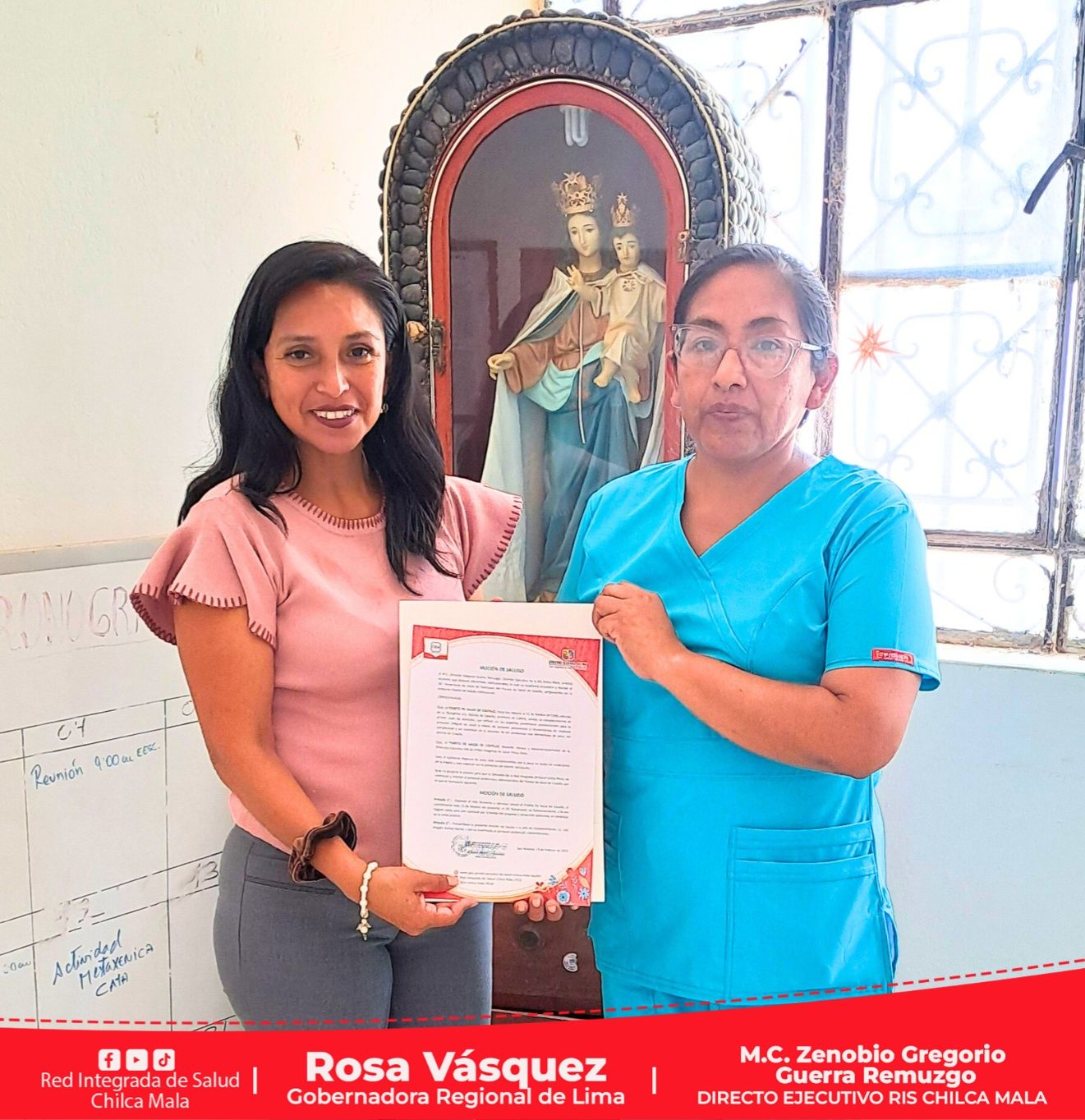 RIS Chilca Mala: Puesto de Salud de Coayllo conmemora sus 35° Aniversario de fundación y atención al público.