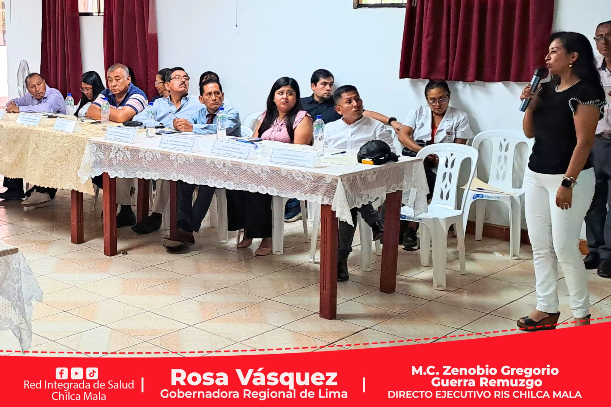Director de Diresa Lima presidio reunión de Consejo Provincial de Salud en Cañete