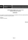Vista preliminar de documento Comunicado - Cancelación de puestos