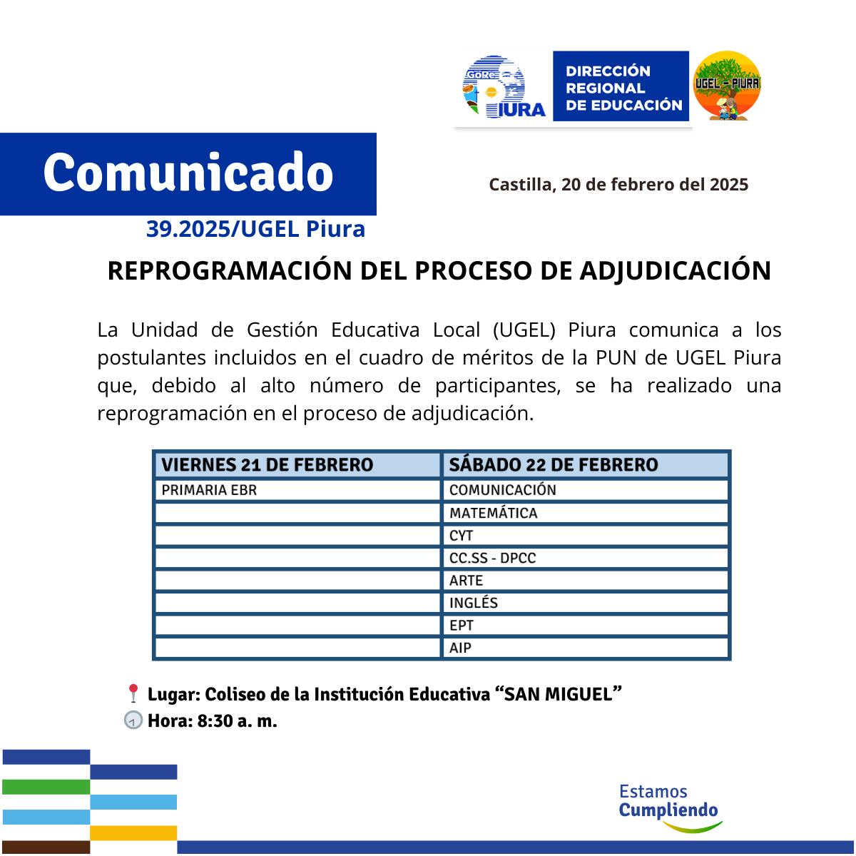comunicado