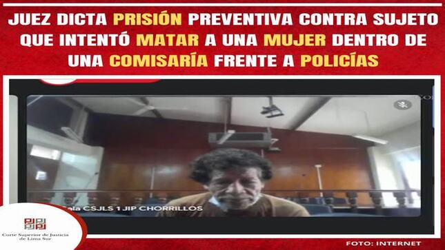 Juez dicta prisión preventiva contra sujeto que intentó matar a una mujer dentro de una Comisaría frente a los policías