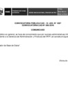 Vista preliminar de documento Comunicado de convocatoria