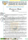 Vista preliminar de documento RESOLUCION DE ALCALDIA N°026-2025-MDCHH-A