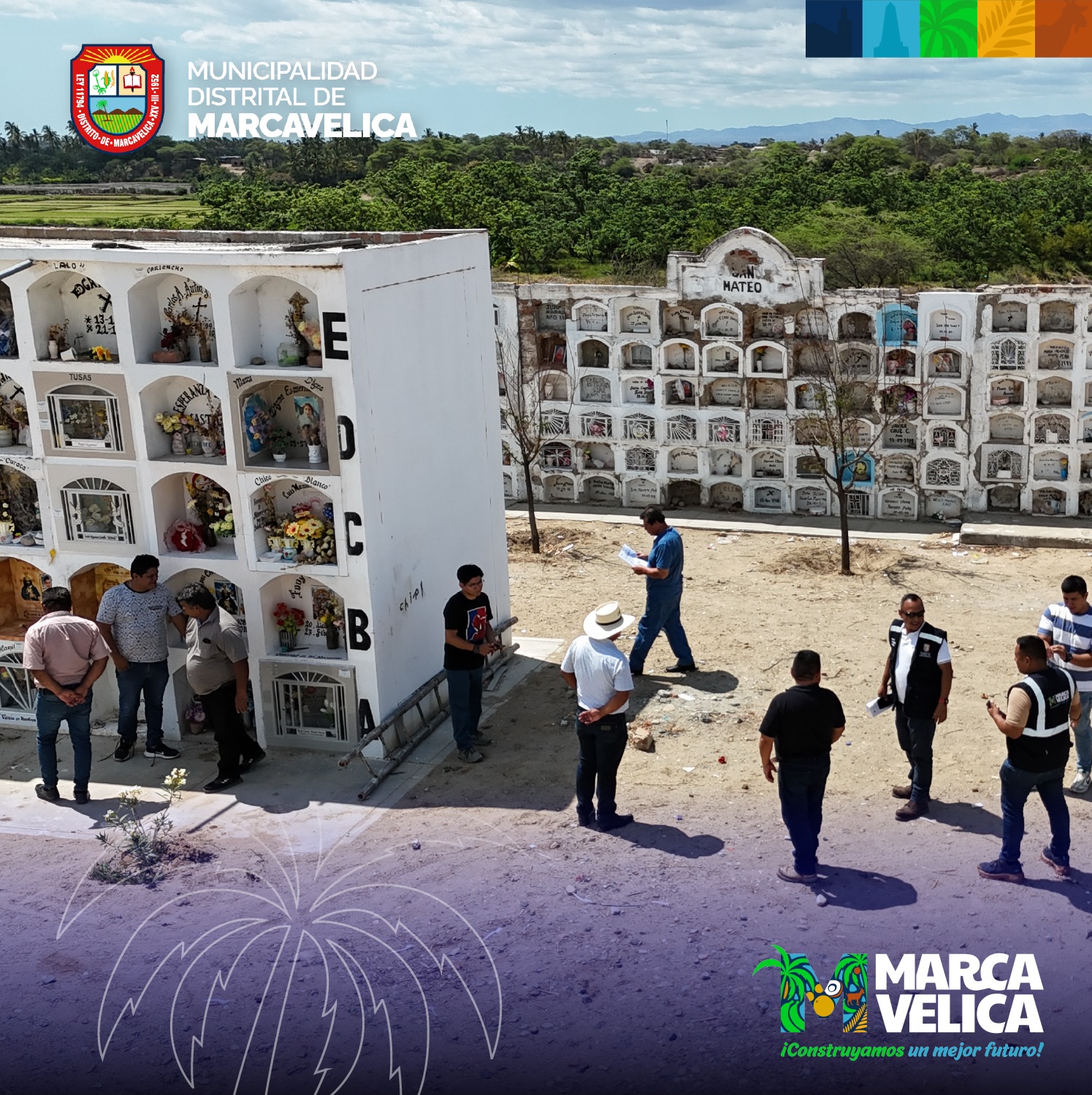 Entrega de terreno para la construcción del nuevo pabellón del cementerio del c.p. luis arrese – las palmeras