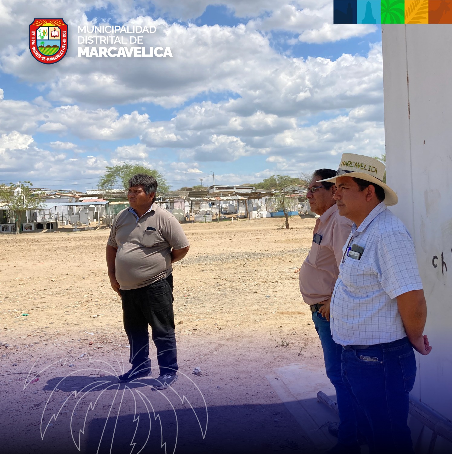 Entrega de terreno para la construcción del nuevo pabellón del cementerio del c.p. luis arrese – las palmeras