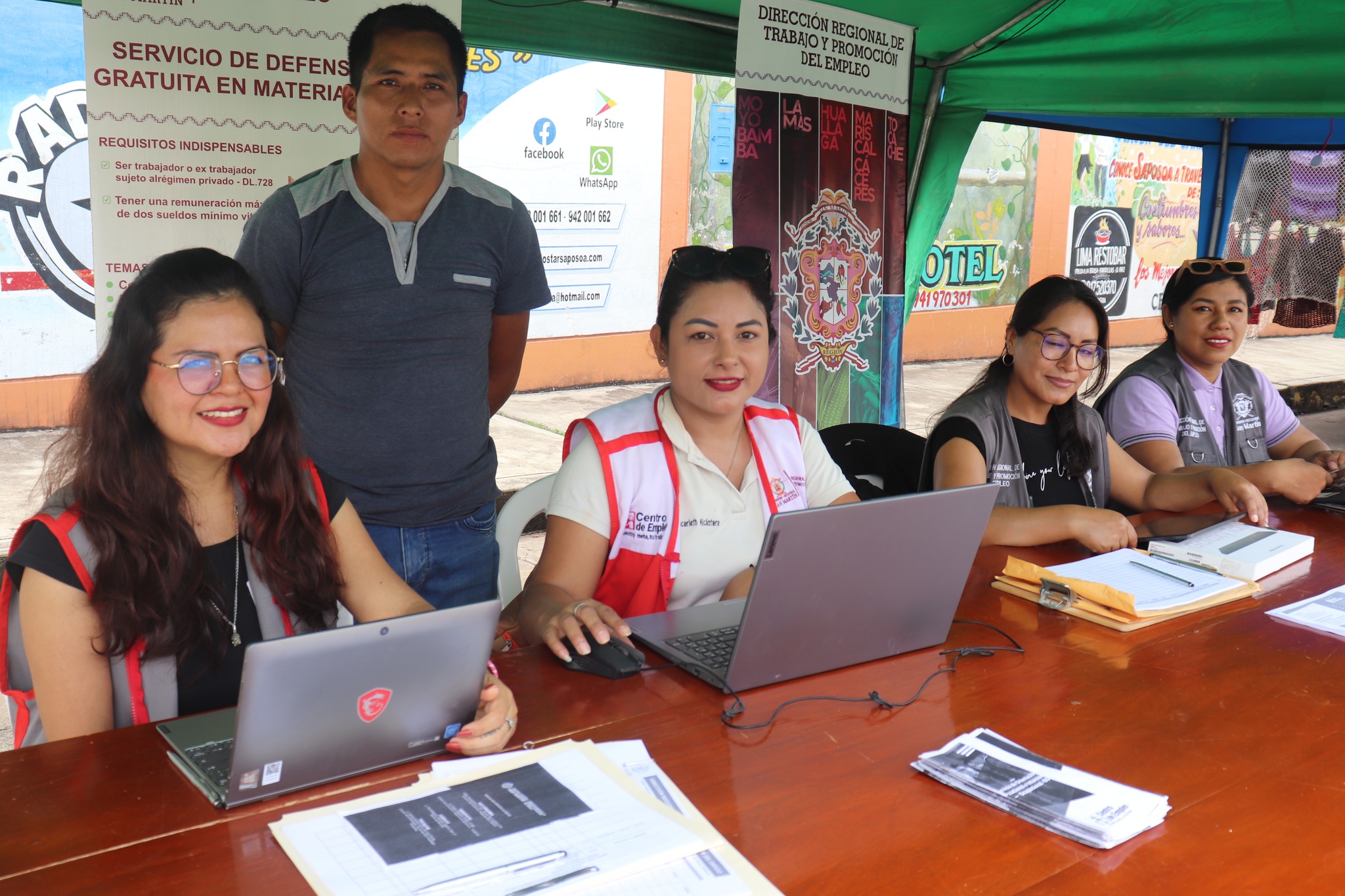 Ferias descentralizadas del Centro de Empleo y Formaliza Perú llegan a Uchiza y Saposoa