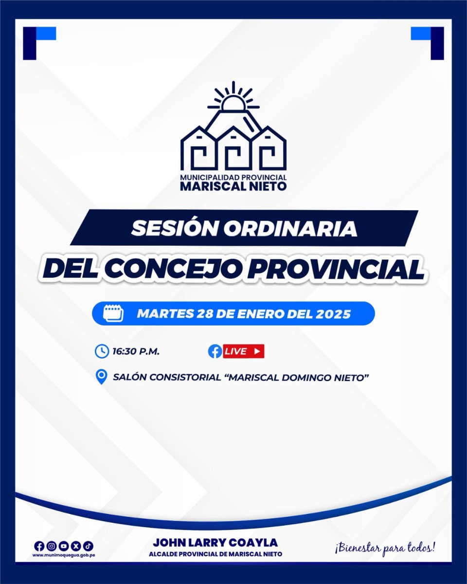 SESION ORDINARIA DEL CONCEJO PROVINCIAL