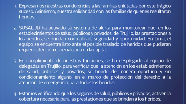 Comunicado Trujillo