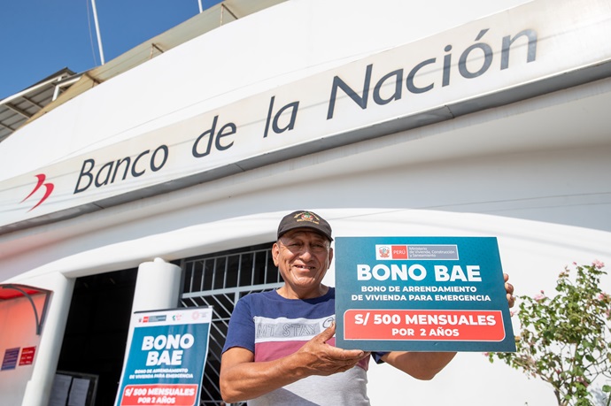 Ministerio de Vivienda entregará bonos para familias que perdieron su vivienda por lluvias en Amazonas, Apurímac, Cajamarca y Pasco