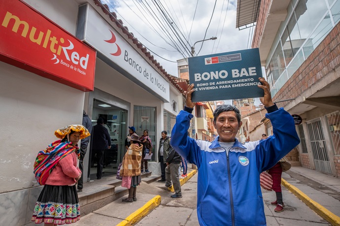 Ministerio de Vivienda entregará bonos para familias que perdieron su vivienda por lluvias en Amazonas, Apurímac, Cajamarca y Pasco