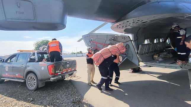 Gore Atiende Emergencia En Pataz Y Bolívar Con Helicóptero