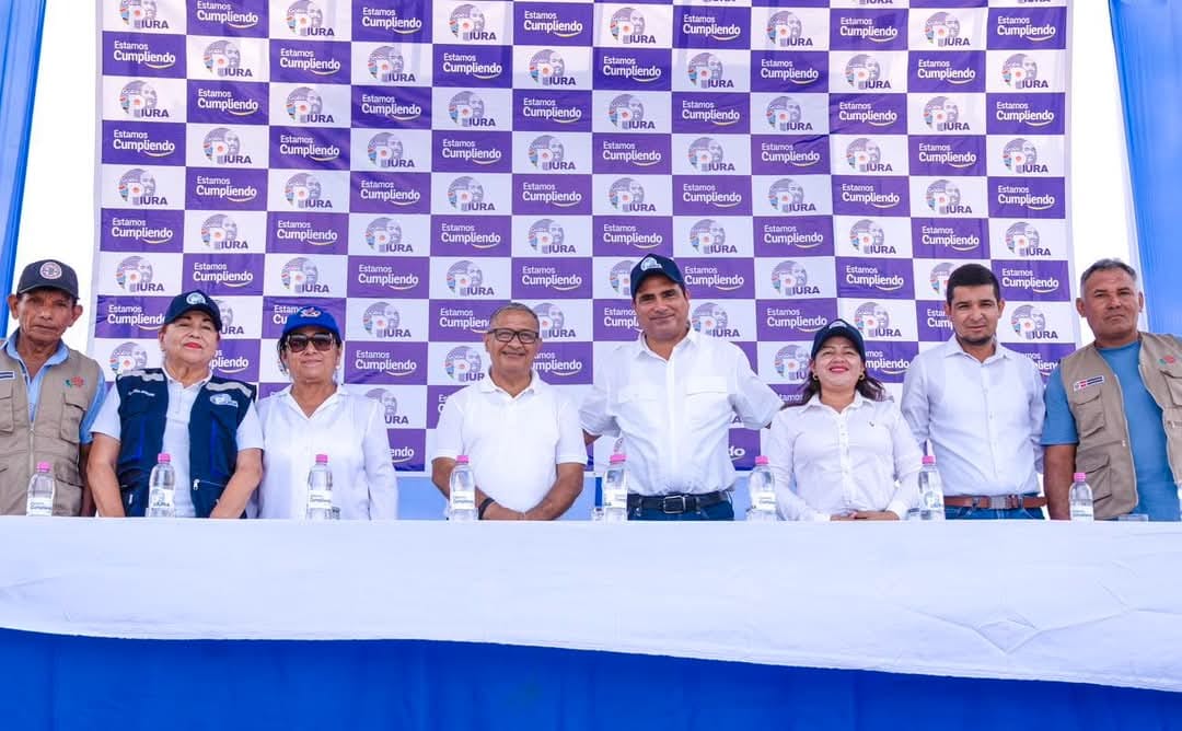 Gobernador Luis Neyra inaugura carretera Chilaco Pelados-La Bocana en beneficio de poblados fronterizos de Lancones-Sullana