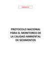 Vista preliminar de documento 1  PROTOCOLO NACIONAL PARA EL MONITOREO DE LA CALIDAD AMBIENTAL DE SEDIMENTOS