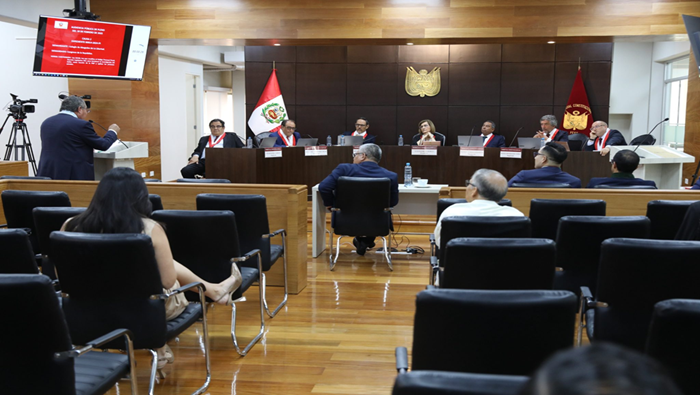 TC sesionó en audiencia  pública y dejó al voto cuatro procesos de inconstitucionalidad y una demanda competencial