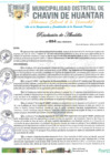 Vista preliminar de documento RESOLUCION DE ALCALDIA N°054-2025-MDCHH-A