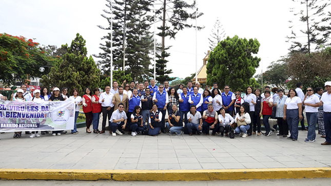 GORE ejecuta Barrido Regional en las escuelas de La Libertad.