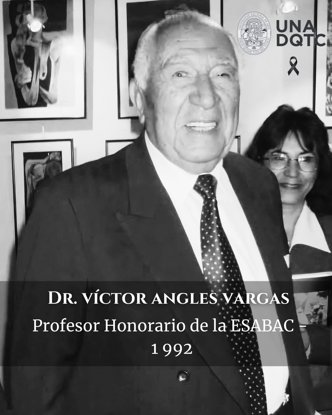 Fotografía del Dr. Víctor Angles
