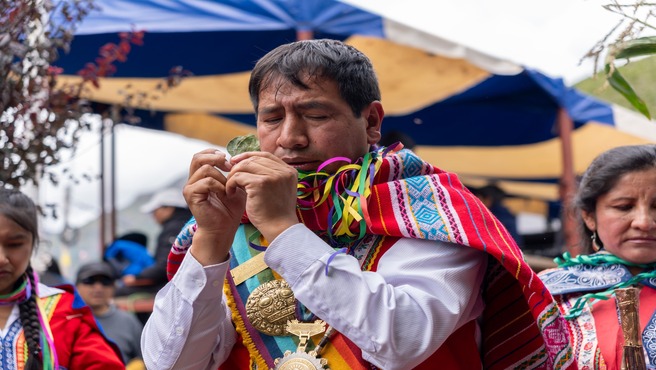 Celebraci贸n del Capul铆 Raymi una fiesta tradicional con presentaci贸n de Danzas Fokl贸ricas