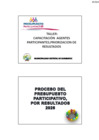 Vista preliminar de documento Capacitación a Agentes participantes para el Presupuesto Participativo 2026