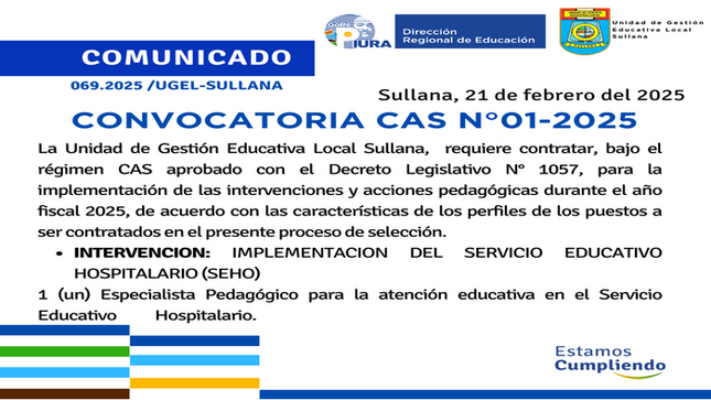 Comunicado N°69-2025
