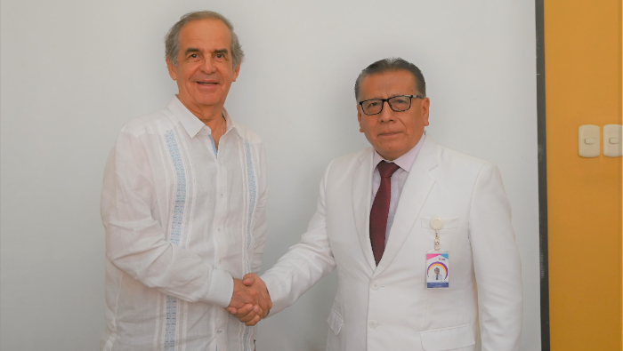 Congresista Roberto Chiabra se reunió con el director general del Instituto Nacional de Salud del Niño