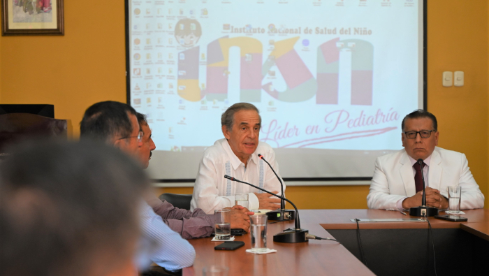 Congresista Roberto Chiabra se reunió con el director general del Instituto Nacional de Salud del Niño