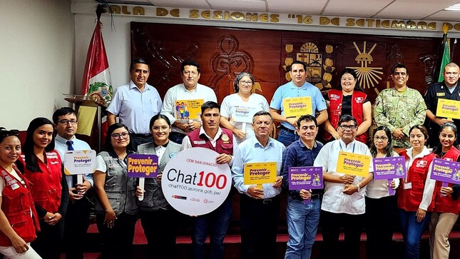 En el marco de la Ley 30364 "Ley para prevenir, sancionar y erradicar la violencia hacia la mujer e integrantes del grupo familiar" el alcalde de la provincia de San Ignacio
