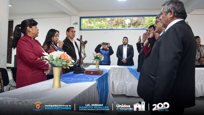 Archivo JPG de Juramentación y Toma de Mando de la Nueva Junta Directiva de Sitramun-Paucartambo