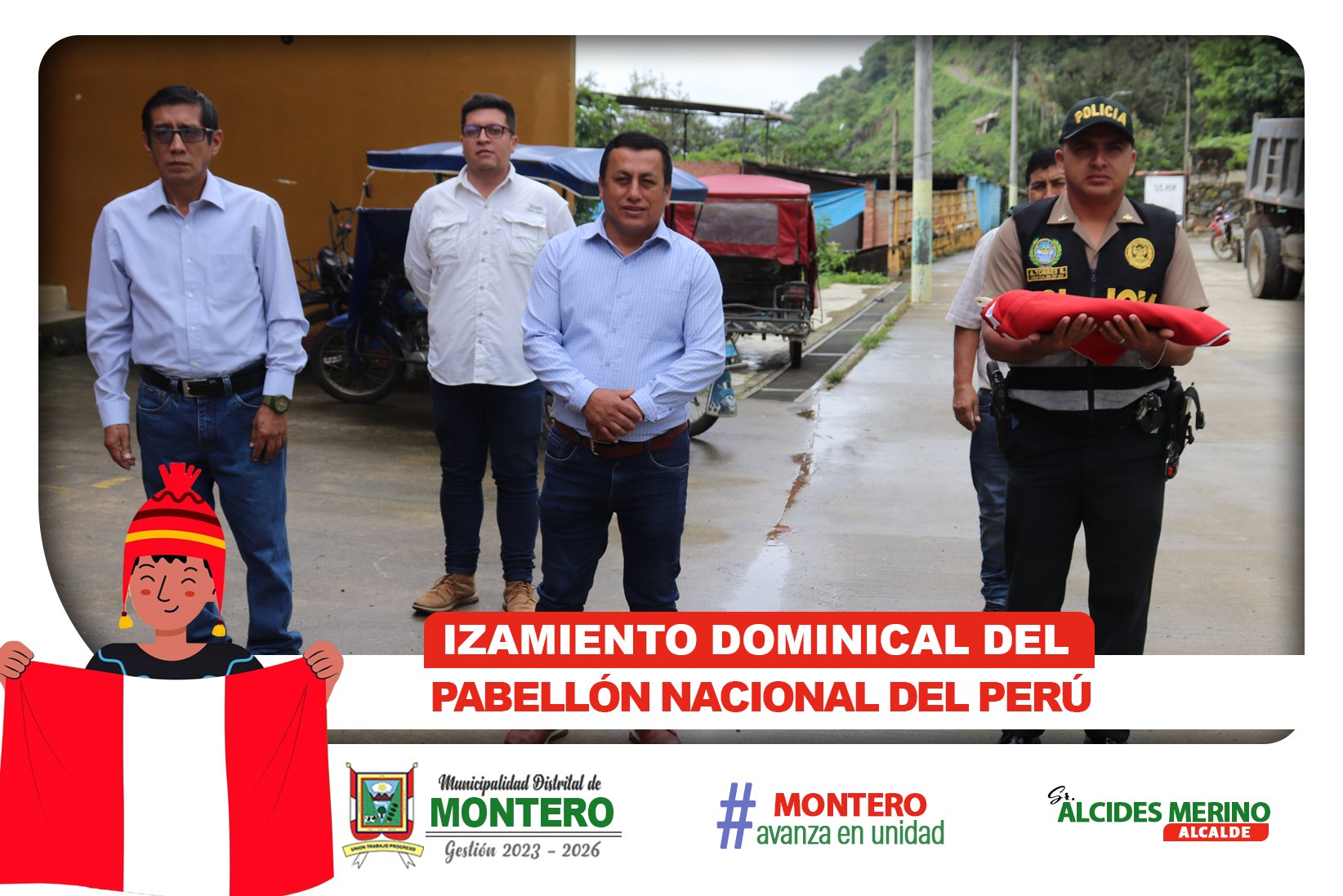 Izamiento Dominical del Pabellón Nacional del Perú