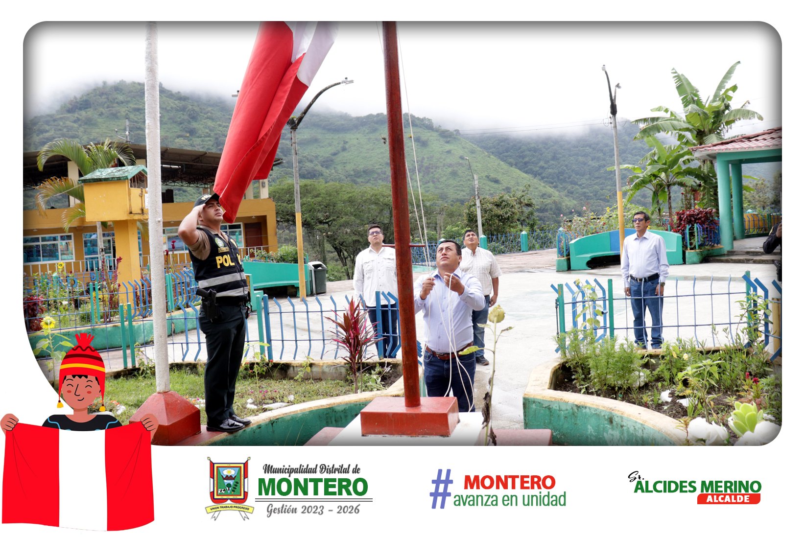 Izamiento Dominical del Pabellón Nacional del Perú