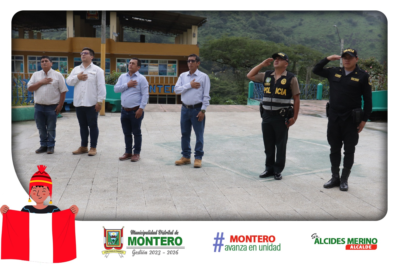 Izamiento Dominical del Pabellón Nacional del Perú
