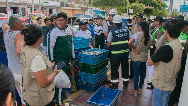 Municipalidad realizó la entrega de pejerrey a comedores de la ciudad de Huarmey