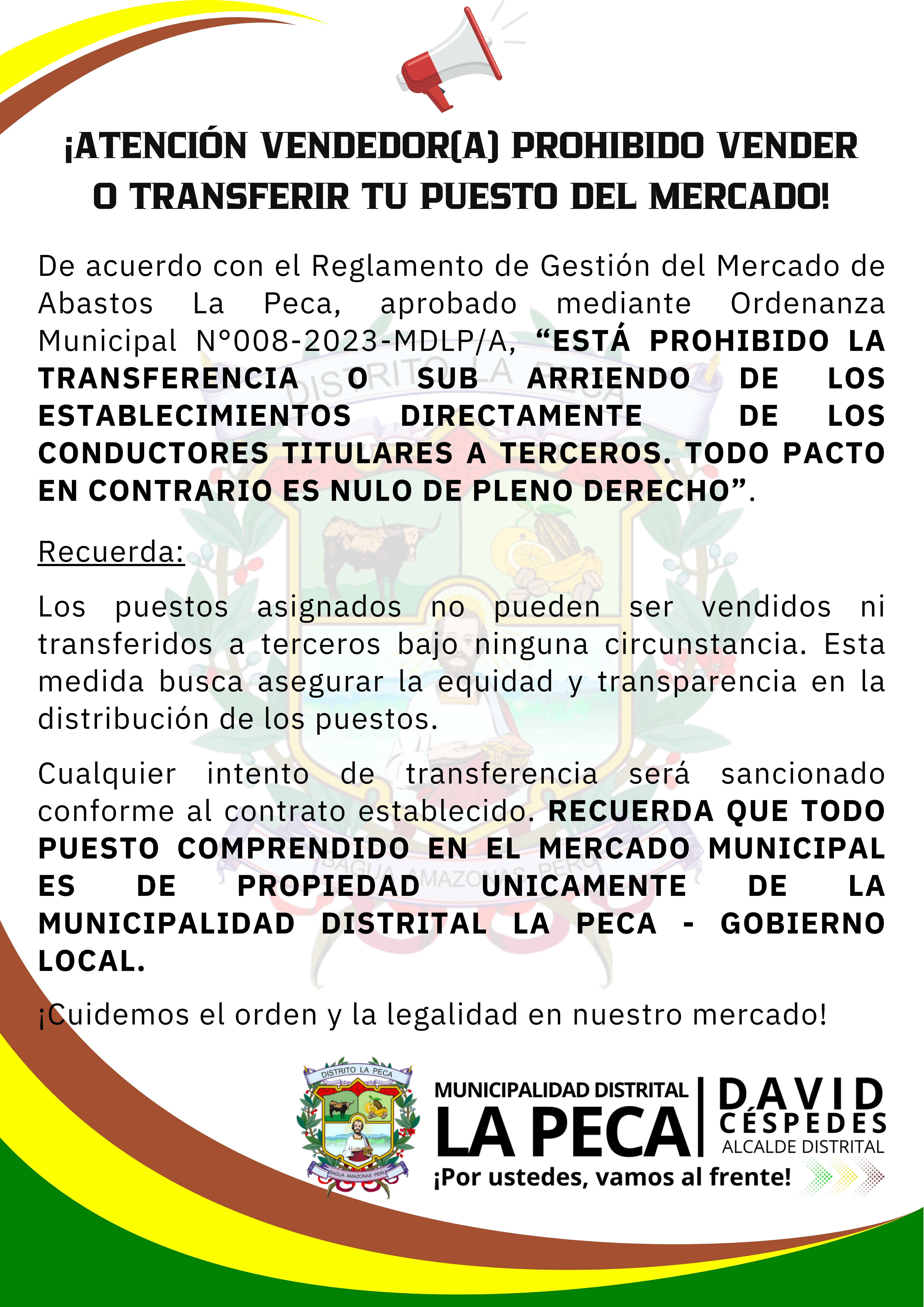 Comunicado mercado
