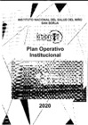 Vista preliminar de documento RD N° 000030-2020-DG-INSNSB PLAN OPERATIVO INSTITUCIONAL 2020 INSNSB_POI