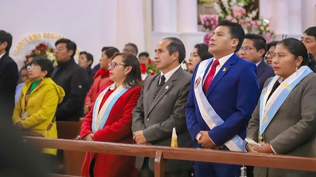Con fe y devoción: funcionarios municipales participaron en la “misa de novena” en honor a la Virgen de la Candelaria