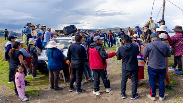 Municipalidad Provincial de Puno sostiene reunión de socialización con vecinos de la urbanización Glorieta Mirador