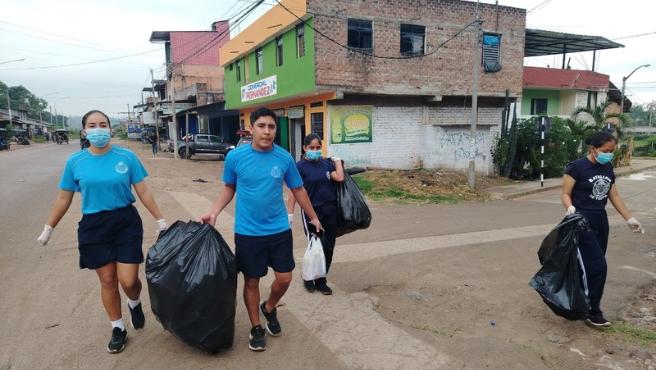 Unidos contra el dengue eliminan 76 toneladas de potenciales criaderos en Bellavista y Mariscal Cáceres-