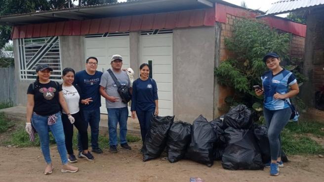 Unidos contra el dengue eliminan 76 toneladas de potenciales criaderos en Bellavista y Mariscal Cáceres-