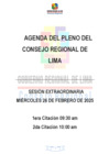Vista preliminar de documento AGENDA DE SESIÓN DE CONSEJO REGIONAL N° 005-2025-CR/GRL
