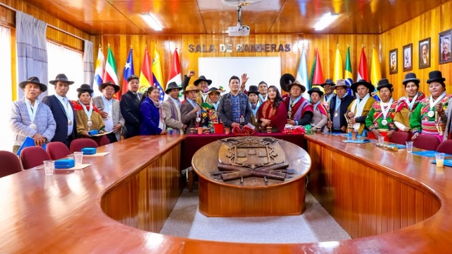 Autoridades originarias mallkus, jilaqatas y mamatallas en ceremonia especial auguran una buena gestión con resultados para el presente año 