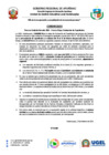 Vista preliminar de documento Comunicado para el proceso de contratación docente 2025 - Por Evaluación de Expedientes