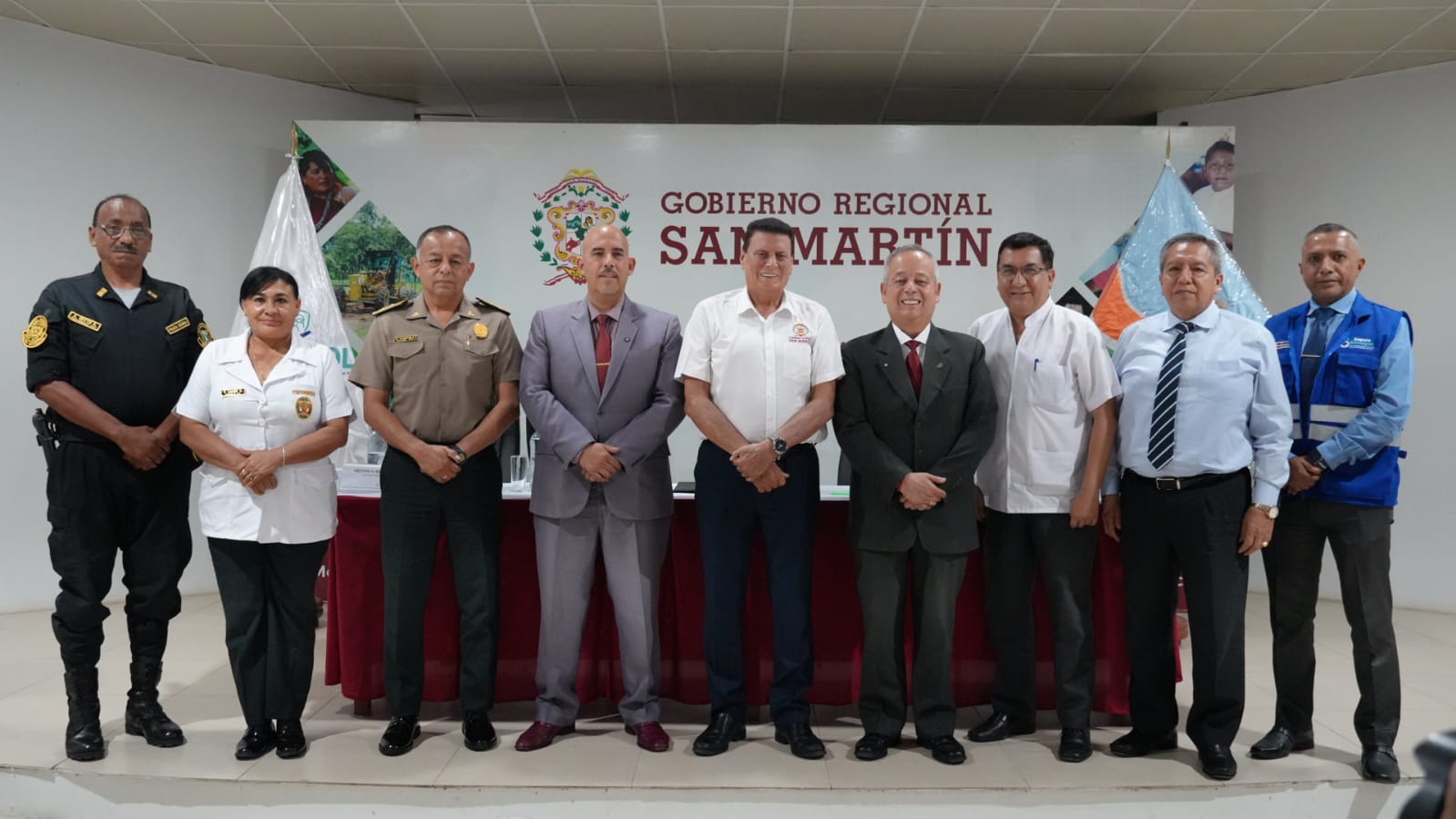 Seguro Saludpol firma convenio con Gore San Martín